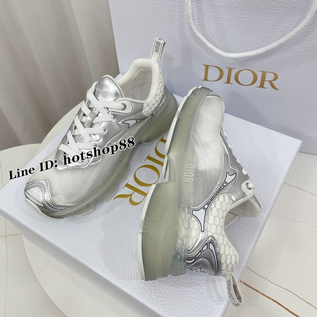 Dior2022早春最新款運動鞋 透視Bling Bling 迪奧女士休閒鞋 dx1907